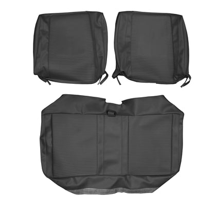 67 DART GT SPLIT BENCH UPHOLSTERY - BLACK