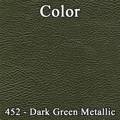 71 BARRACUDA/CHALLENGER "STANDARD" BUCKET SEAT UPHOLSTERY WITHOUT WELT - GREEN