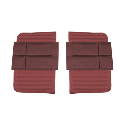 68 SATELLITE/ROADRUNNER "DECOR" CONVERTIBLE REAR PANELS - MAROON/RED
