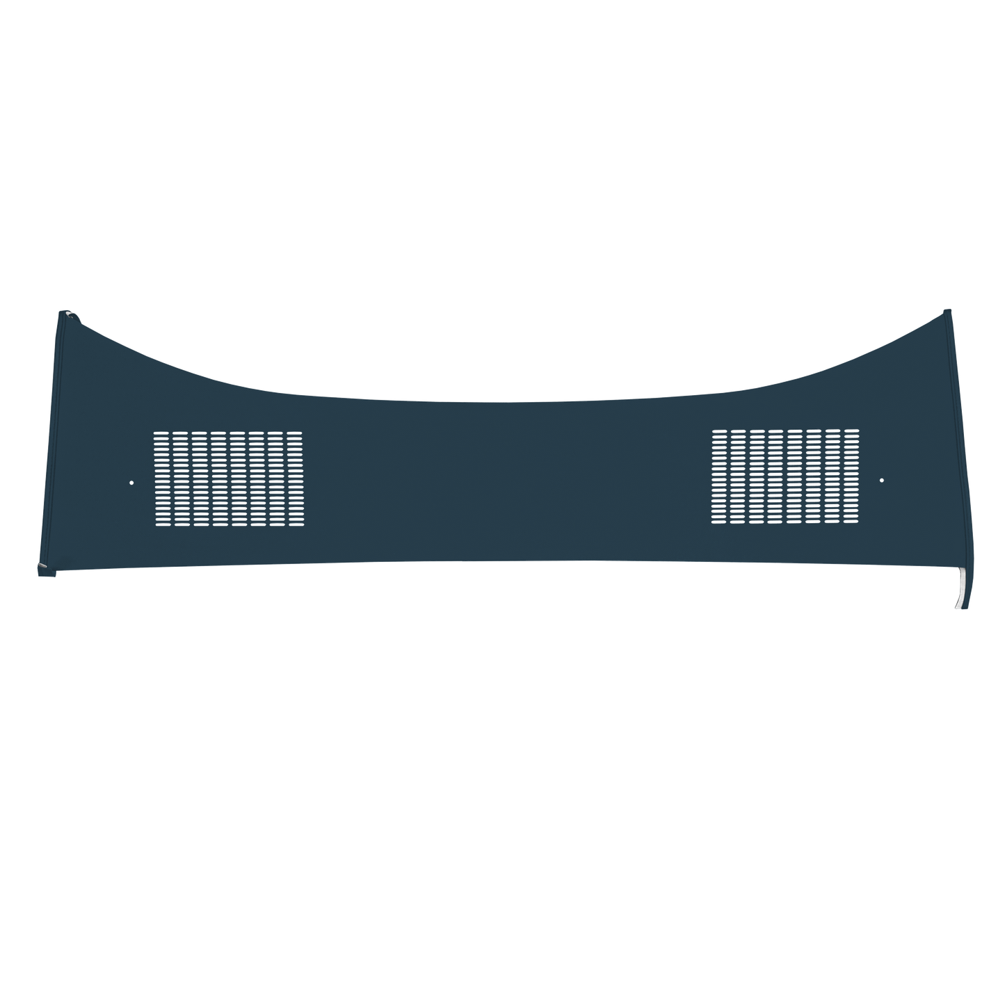 69 DART CUSTOM/SWINGER HARDTOP PACKAGE TRAY WITH WITH SPEAKER CUT-OUTS - DARK BLUE