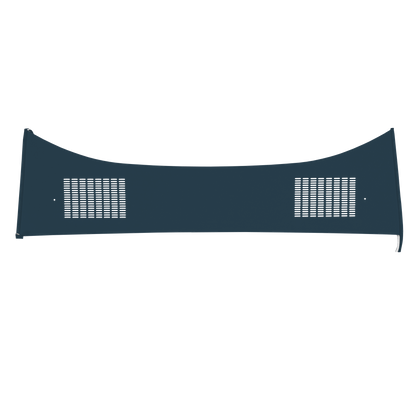 69 DART CUSTOM/SWINGER HARDTOP PACKAGE TRAY WITH WITH SPEAKER CUT-OUTS - DARK BLUE