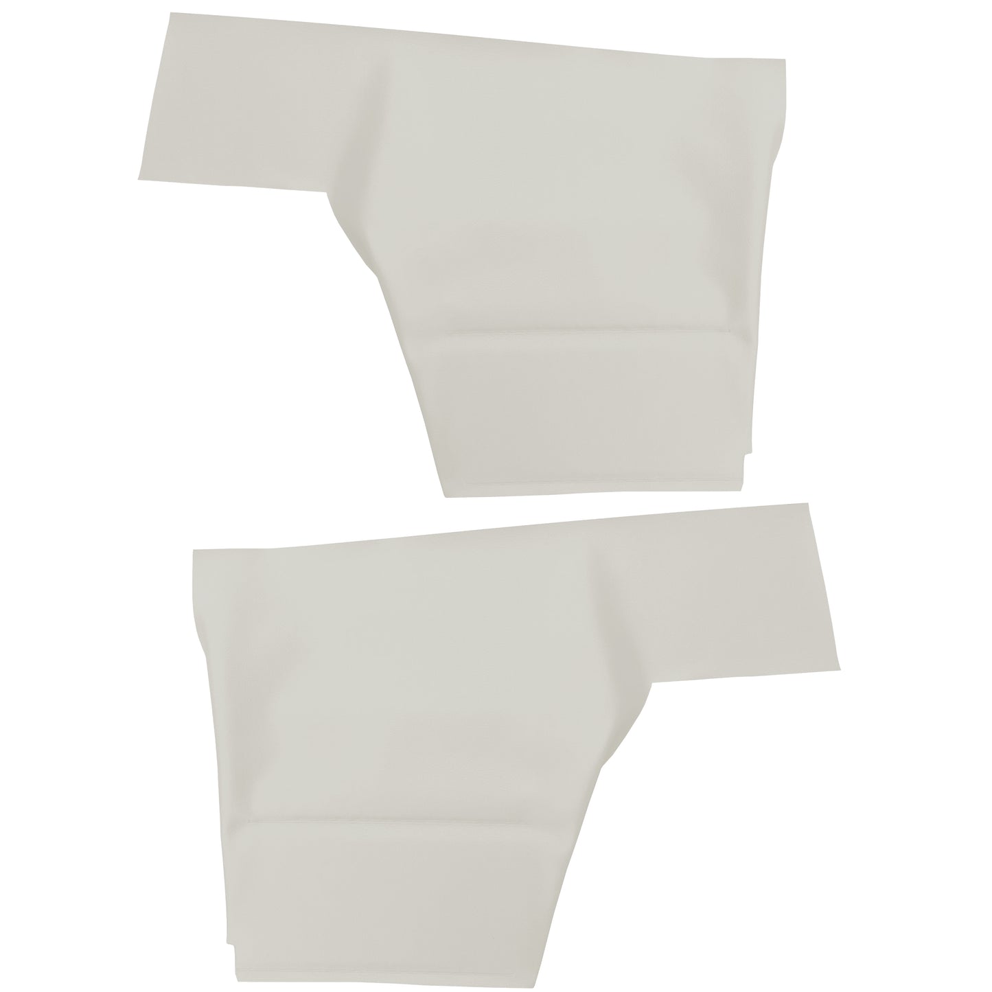 68 CAMARO "DELUXE" CONVERTIBLE REAR PANELS - FROST WHITE