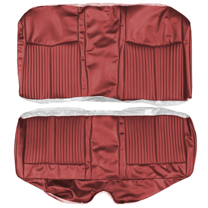 70 DUSTER "CUSTOM" REAR UPHOLSTERY - RED