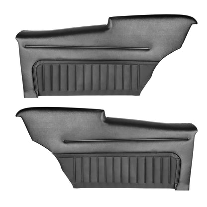 70 MONTE CARLO HARDTOP REAR PANELS (PRE-ASSEMBLED) - BLACK