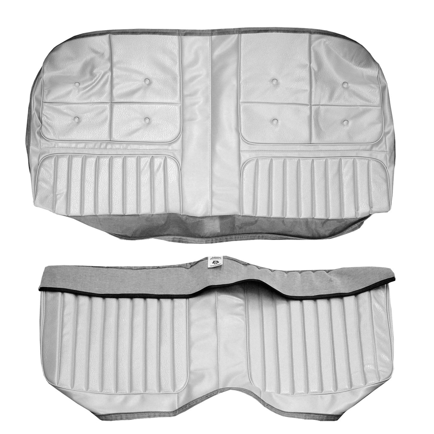 70 CUTLASS SUPREME HOLIDAY COUPE REAR UPHOLSTERY - PEARL WHITE