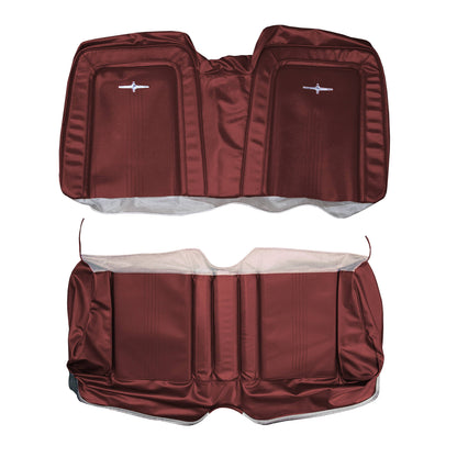64 CHRYSLER 300/300K CONVERTIBLE REAR UPHOLSTERY - RED
