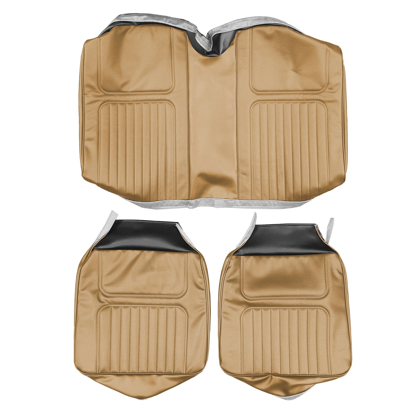 70 CAMARO "STANDARD" HARDTOP REAR UPHOLSTERY - SADDLE