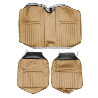 70 CAMARO "STANDARD" HARDTOP REAR UPHOLSTERY - SADDLE