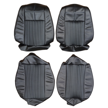 69 CORONET 500/RT/SUPERBEE RALLYE BUCKET SEAT UPHOLSTERY KIT - BLACK