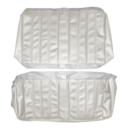 66 CHEVELLE/MALIBU CONVERTIBLE REAR UPHOLSTERY - FROST WHITE