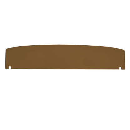 70 CHALLENGER HARDTOP PACKAGE TRAY W/O SPEAKER CUT-OUTS - BROWN