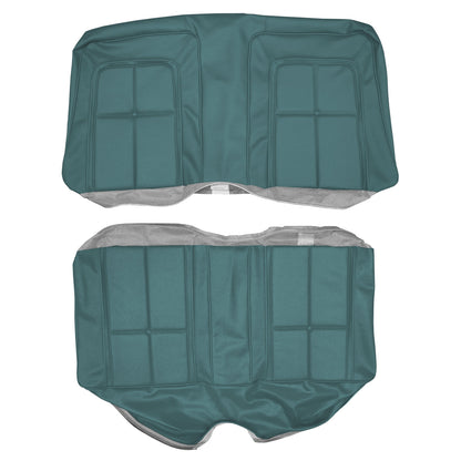 63 DART GT CONVERTIBLE REAR UPHOLSTERY - TURQUOISE