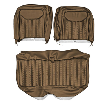 71 CHARGER/SUPERBEE "DELUXE" SPLIT BENCH UPHOLSTERY - BROWN