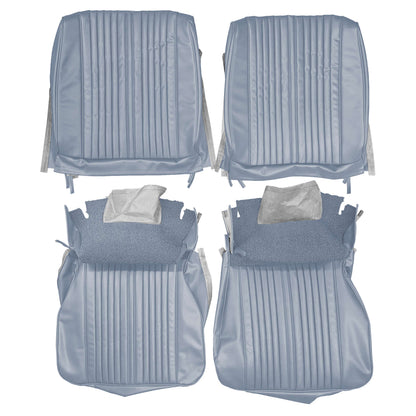 65 CUTLASS/442 BUCKET SEAT UPHOLSTERY - SRM STERLING BLUE