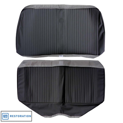 64 CHEVELLE/MALIBU CONVERTIBLE REAR UPHOLSTERY - BLACK