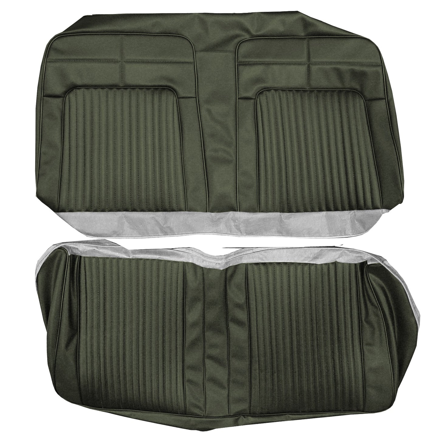 69 CORONET 500/RT CONVERTIBLE REAR UPHOLSTERY - GREEN