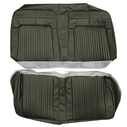 69 CORONET 500/RT CONVERTIBLE REAR UPHOLSTERY - GREEN