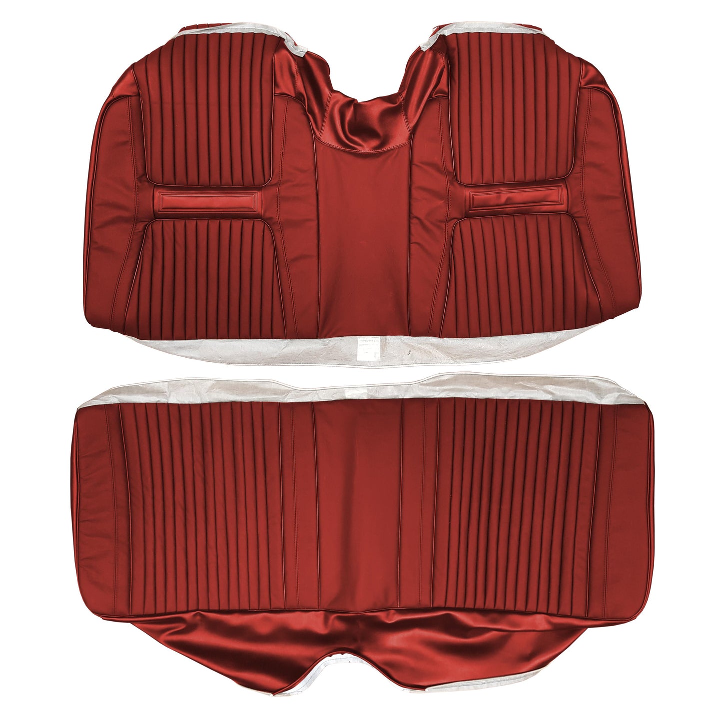 65 CHRYSLER 300/300L CONV. LEATHER UPHOLSTERY - RED