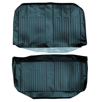 68 GTO/LEMANS CONVERTIBLE REAR UPHOLSTERY - BLUE