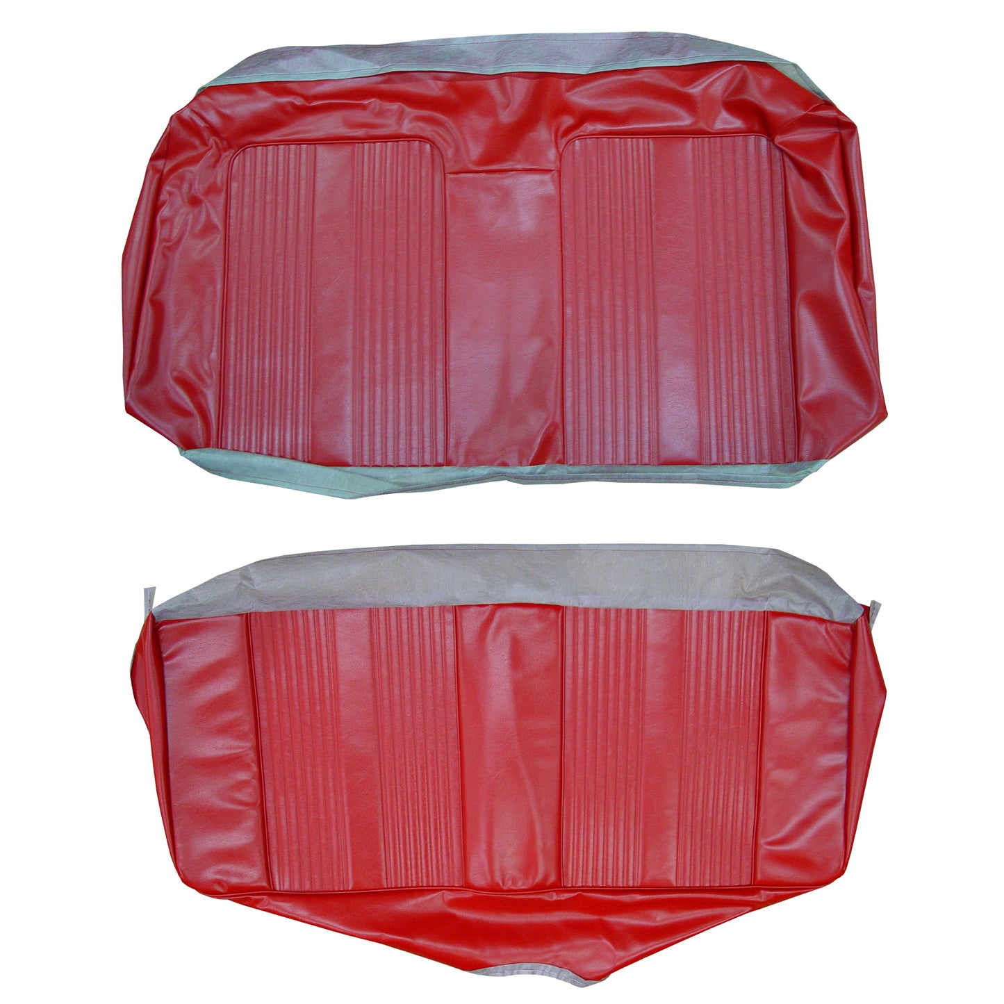64 GTO/LEMANS CONVERTIBLE REAR UPHOLSTERY - RED