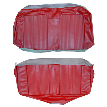 64 GTO/LEMANS CONVERTIBLE REAR UPHOLSTERY - RED