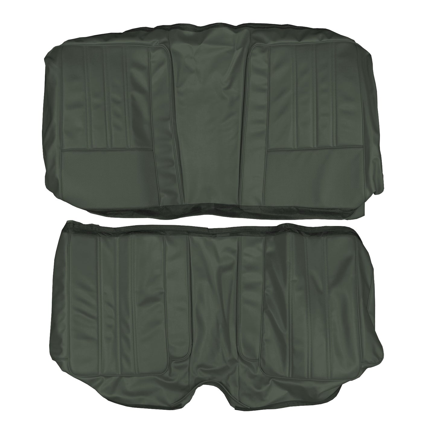 68 BARRACUDA "DELUXE" HARDTOP REAR UPHOLSTERY - GREEN