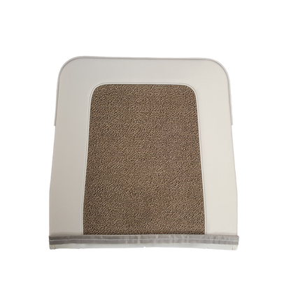 65 DART GT BUCKET SEAT BACK PANELS - BLACK W/ BLACK CARPET