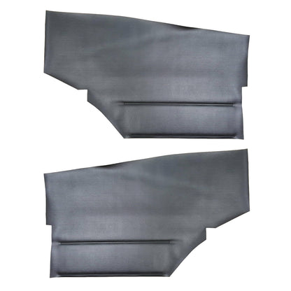 68-69 CAMARO "DELUXE" HARDTOP REAR PANELS W/ FOLD-DOWN SEAT (UNASSEMBLED) - BLACK