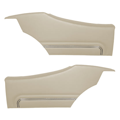 72 GTO/LEMANS SPORT HARDTOP REAR PANELS (PRE-ASSEMBLED) - WHITE