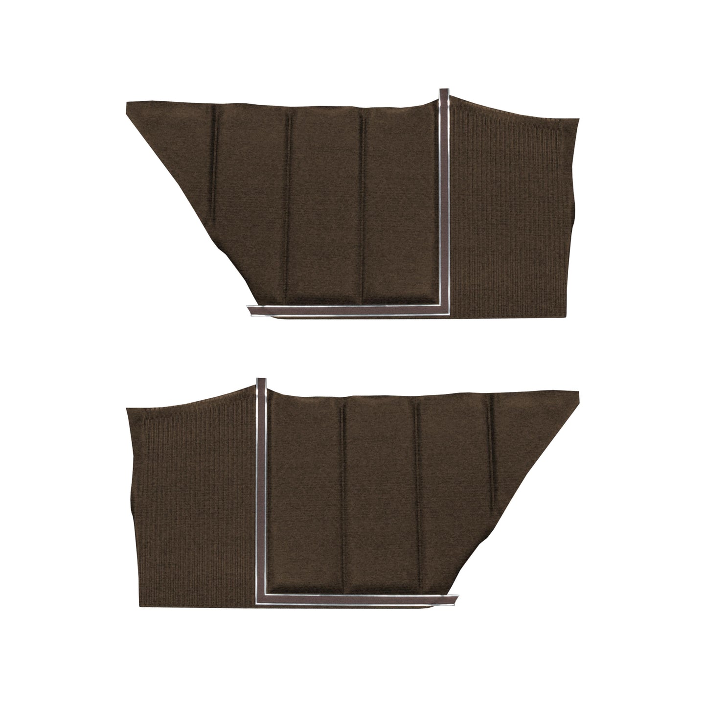 71 CHARGER SE HARDTOP UPPER REAR PANELS - BROWN