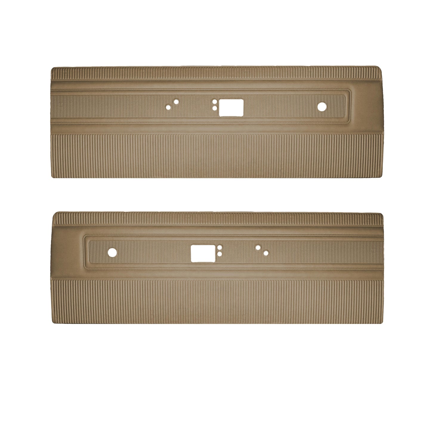 68 DART/VALIANT 100 FRONT DOOR PANELS - LIGHT FAWN