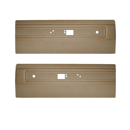 68 DART/VALIANT 100 FRONT DOOR PANELS - LIGHT FAWN