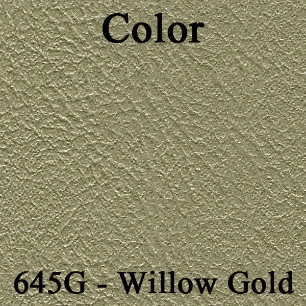 68 GTO/LEMANS CONVERTIBLE REAR PANELS (PRE-ASSEMBLED) - WILLOW GOLD