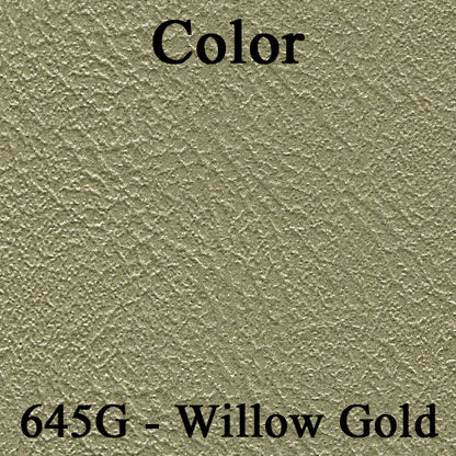 68 CUTLASS/442 BUCKET SEAT UPHOLSTERY - WILLOW GOLD