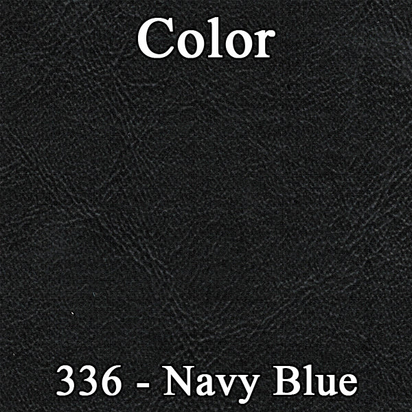 65 CORONET 500 CONV REAR BENCH UPH - MET BLUE W/NAVY BLUE