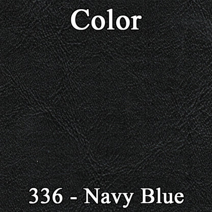 65 CORONET 500 HDT REAR BENCH UPH - MET BLUE W/NAVY BLUE