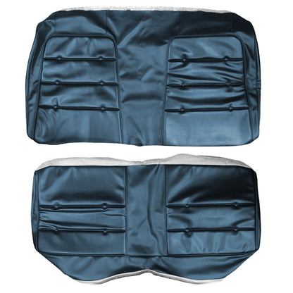 74 CHARGER/SATELLITE/ROADRUNNER HARDTOP REAR UPHOLSTERY - BLUE