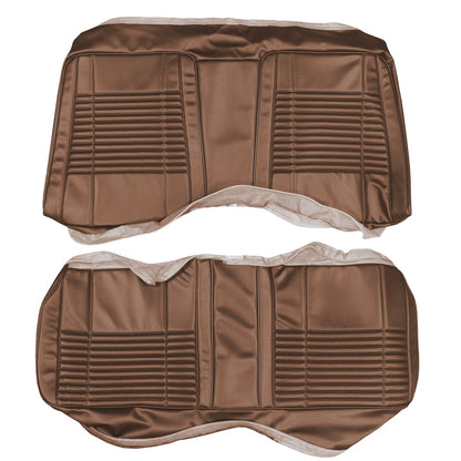 70 CHALLENGER HARDTOP REAR 'REGAL' UPHOLSTERY - BROWN