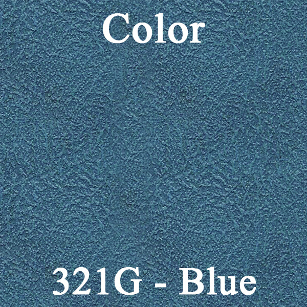 74 FIREBIRD/TRANS AM "DELUXE" UPPER DOOR PANELS (PRE-ASSEMBLED) - BLUE