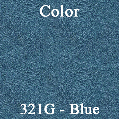 74 FIREBIRD/TRANS AM "DELUXE" UPPER DOOR PANELS (PRE-ASSEMBLED) - BLUE