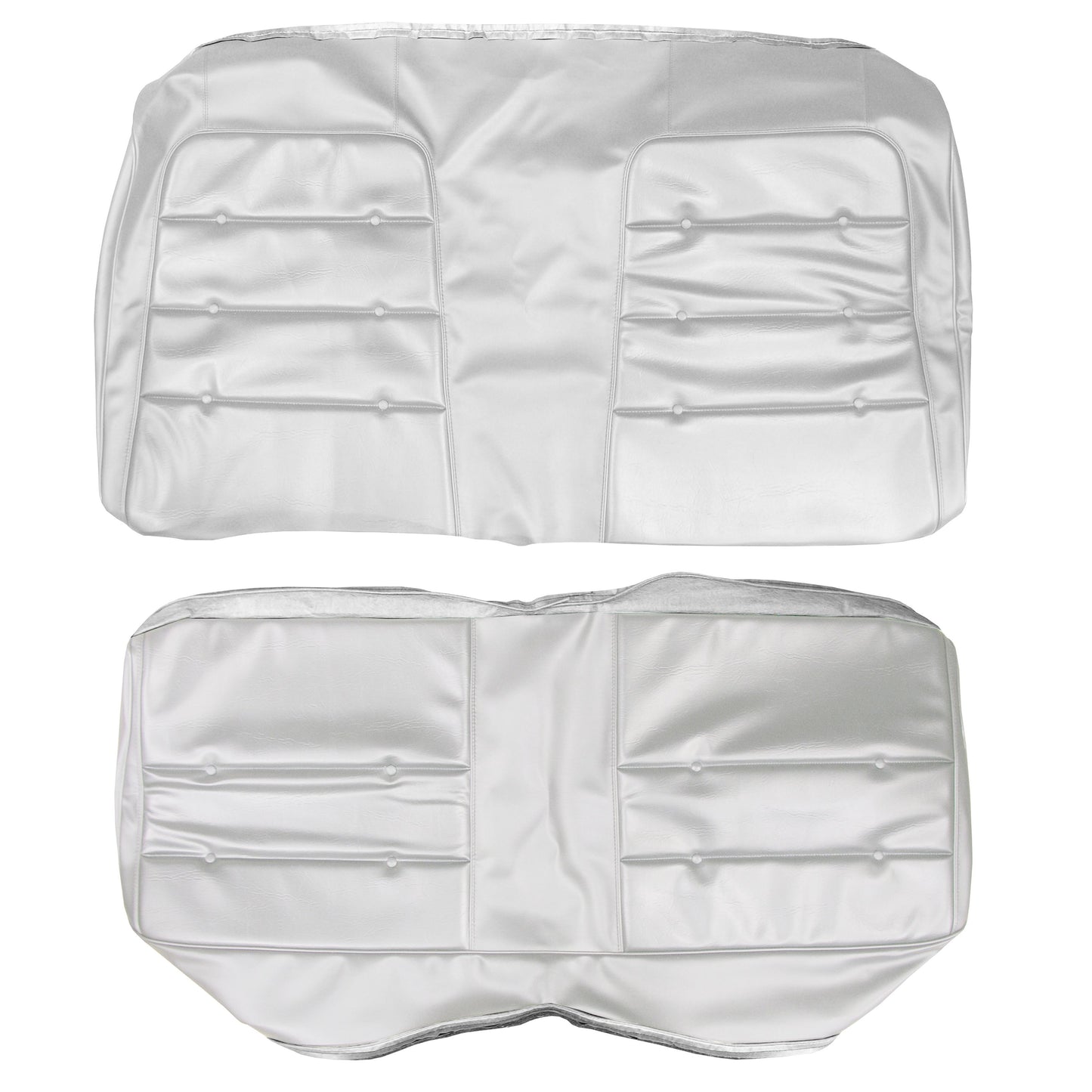 72-73 CHARGER & 73 SATELLITE/ROADRUNNER REAR UPHOLSTERY - WHITE