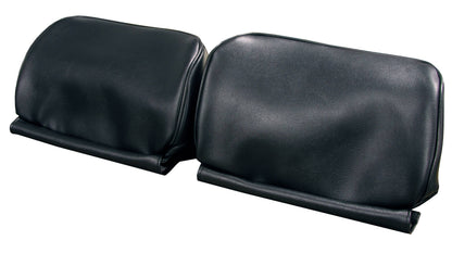 66-67 GM A-BODY BUCKET SEAT 'NON-ORIGINAL' HEADREST COVERS - BLACK