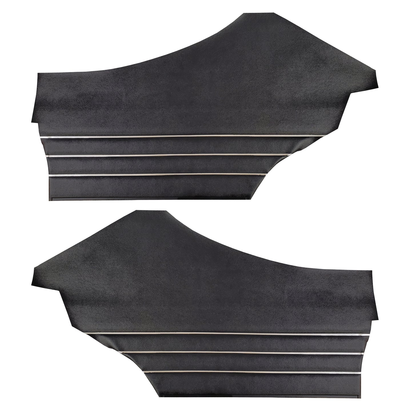 68 CHEVELLE/MALIBU 'BUICK DELUXE REPLACEMENT' HARDTOP REAR PANELS (UNASSEMBLED) - BLACK
