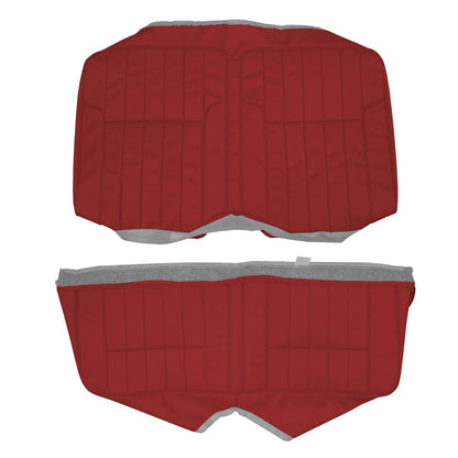 68 FIREBIRD "DELUXE" FIXED HTP REAR UPHOLSTERY - RED