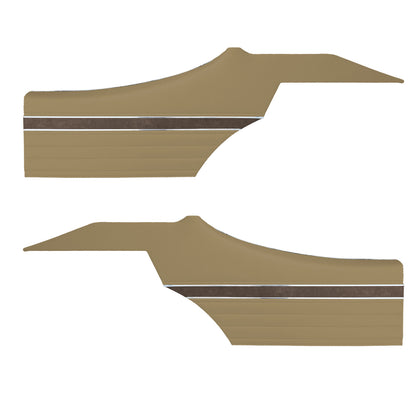 70 CUTLASS 'S'/442 HOLIDAY COUPE REAR PANELS (PRE-ASSEMBLED) - GOLD