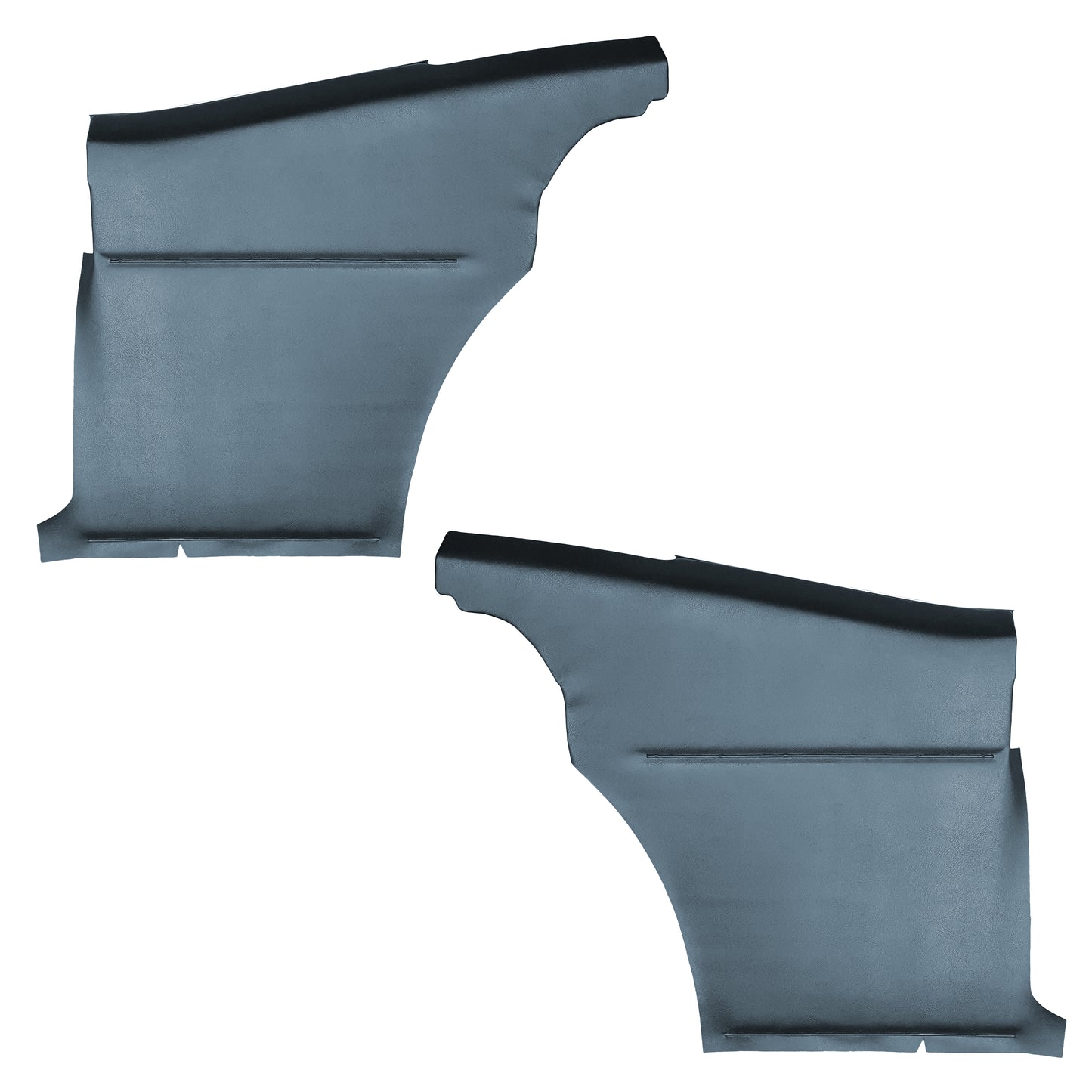 69 CAMARO "DELUXE" HARDTOP REAR PANELS W/ FIXED SEAT (PRE-ASSEMBLED) - BLUE