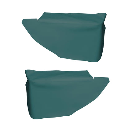 68 CAMARO/FIREBIRD HARDTOP REAR ARMREST PANEL COVERS - TURQUOISE