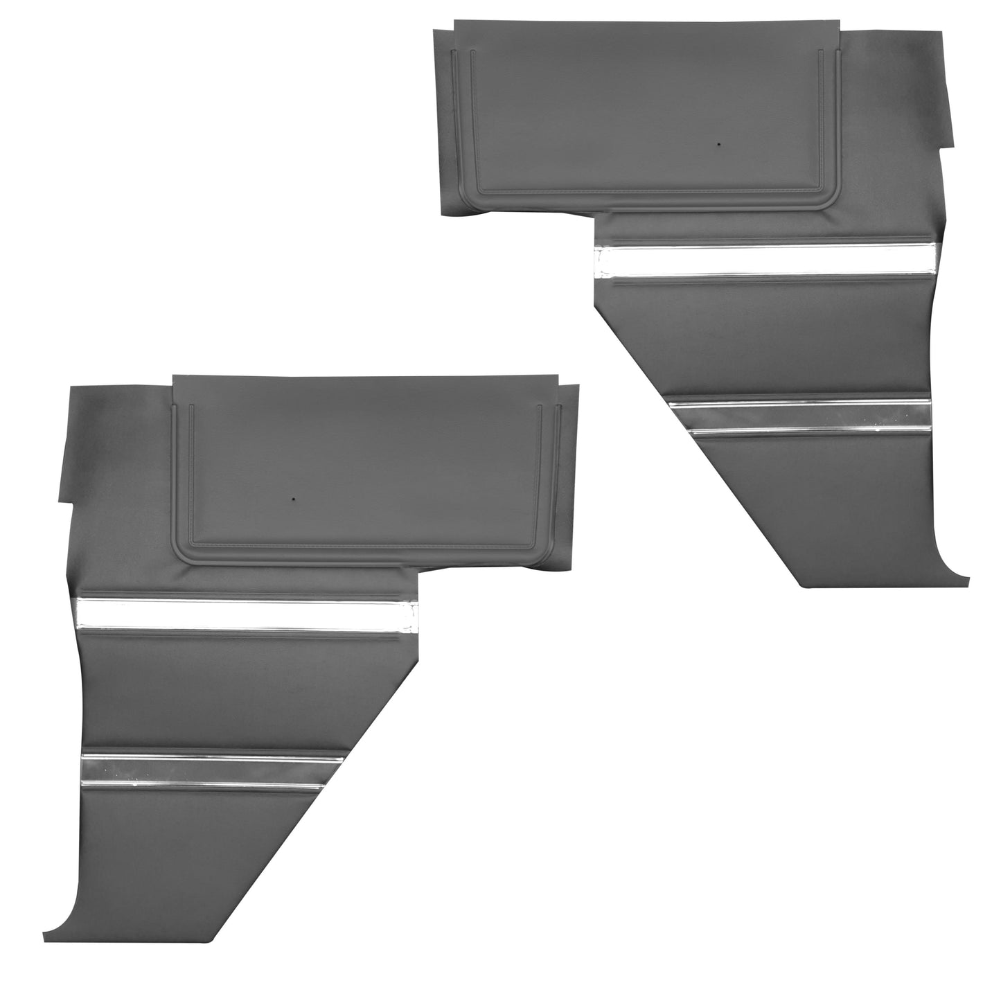 64 SPORT FURY CONVERTIBLE REAR PANELS - BLACK