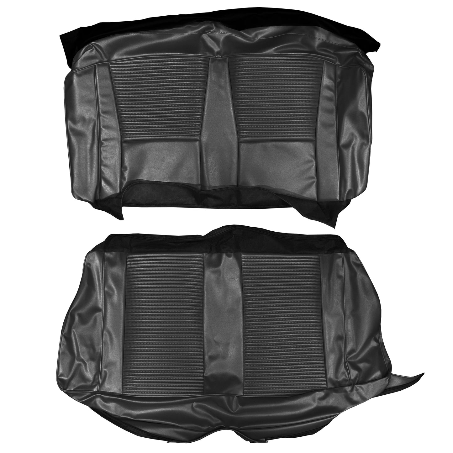 69 DART GT/GTS CONVERTIBLE REAR UPHOLSTERY - BLACK