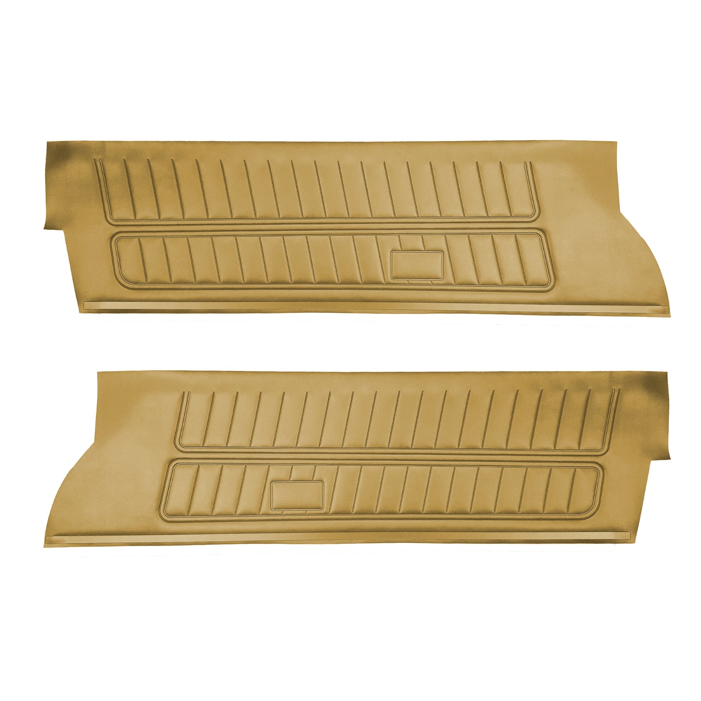 76 CAMARO "STANDARD" UPPER DOOR PANELS (UNASSEMBLED) - BUCKSKIN